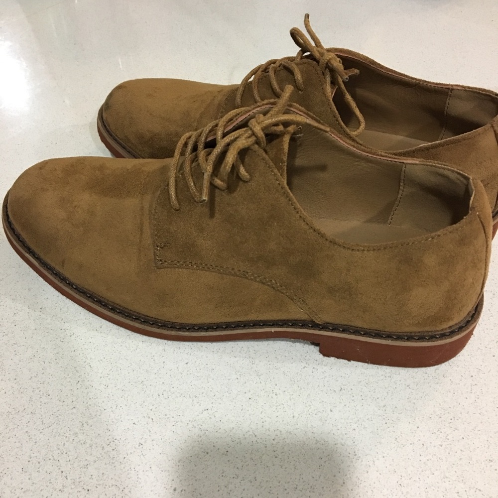 Suede Tan dress shoes